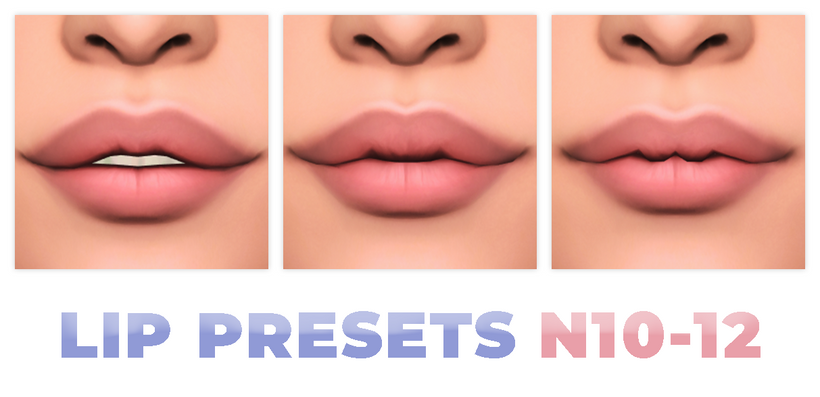 Галерея мода Скины и пресеты губ ELVINA #3